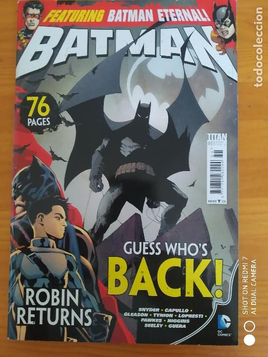 C&oacute;mics: BATMAN VOL. 3 ISUE # 51 - EN INGLES (7M) - Foto 1