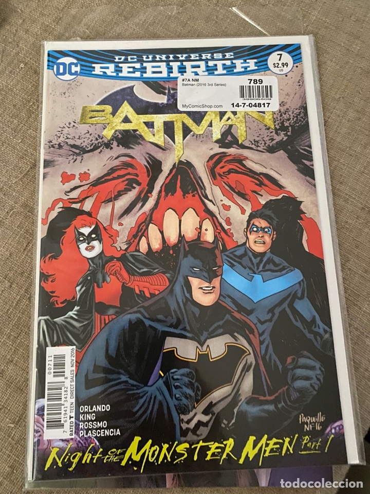 C&oacute;mics: BATMAN #7 (vol.3 2016) King Rossmo VF - Foto 1