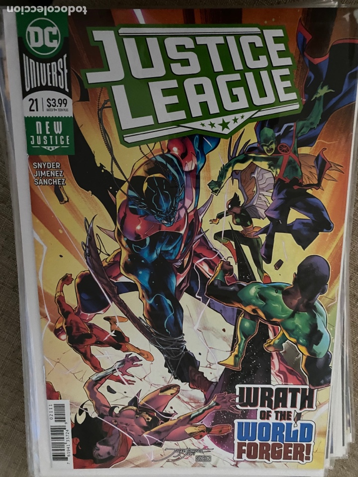 C&oacute;mics: JUSTICE LEAGUE #21 (2018) Snyder Jim&eacute;nez VF - Foto 1