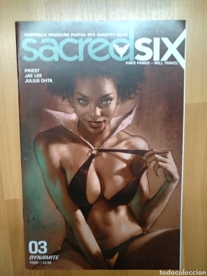 Comics : C1A - SACRED SIX Nº 3 / COVER B LUCIO PARRILLO / VAMPIRELLA / DYNAMITE.