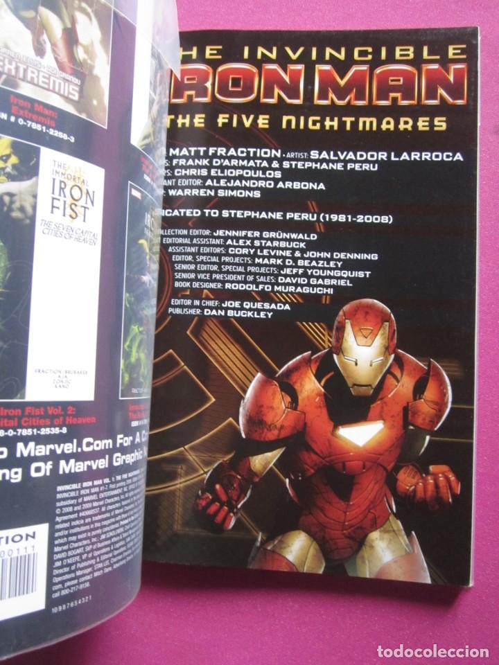C&oacute;mics: THE FIVE NIGHTMARES THE INVENCIBLE IRON MAN MARVEL EN INGLES C41 - Foto 3