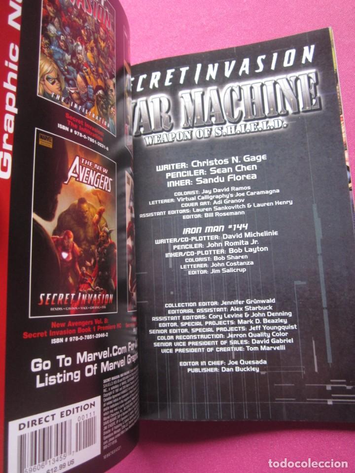 C&oacute;mics: SECRET INVASION WAR MACHINE MARVEL COMIC EN INGLES C41 - Foto 3