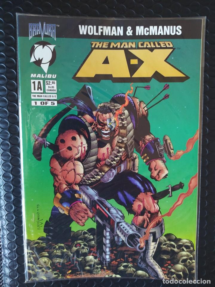 Fumetti: COMIC USA-THE MAN CALLED AX 1A-WLOFMAN & MCMANUS-MALIBU-VFN-BAGED