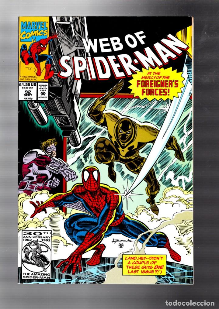 C&oacute;mics: WEB OF SPIDER-MAN 92 - MARVEL 1992 - Foto 1