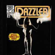 Cómics: DAZZLER 21 - MARVEL 1982 VFN/NM GIANT SIZE PHOTO COVER / SECRET ORIGIN. Lote 339244483