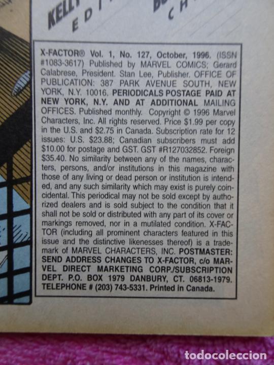 C&oacute;mics: x-factor 127 vol 1 marvel comics 1996 - Foto 3