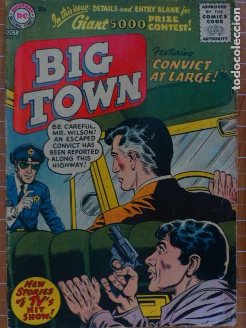 C&oacute;mics: BIG TOWN N&ordm; 41 1956 NATIONAL COMICS DC - Foto 1