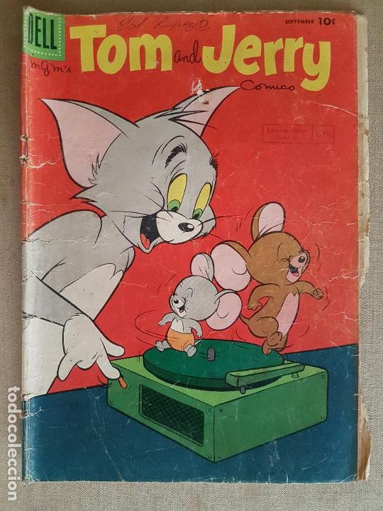 C&oacute;mics: TOM AND JERRY N&ordm; 170 1956 DELL COMICS - Foto 1