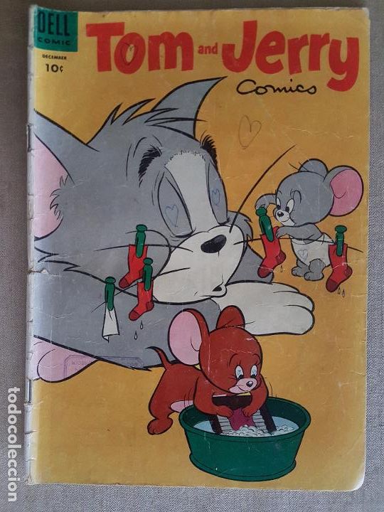 C&oacute;mics: TOM AND JERRY N&ordm; 125 1954 DELL COMICS - Foto 1