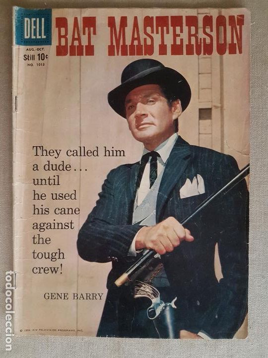 C&oacute;mics: BAT MASTERSON N&ordm; 1013 1959 DELL COMICS - Foto 1