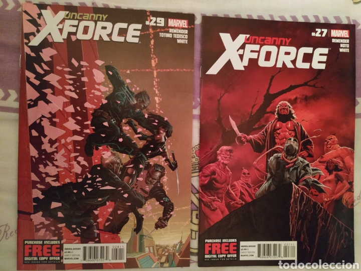 C&oacute;mics: Uncanny X-force 27 y 29 USA Marvel - Foto 1