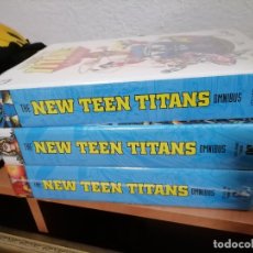 Cómics: THE NEW TEEN TITANS DC OMNIBUS TAPA DURA COMPLETA TRES TOMOS TIPO MARVEL OMNIBUS NUEVOS SIN LEER