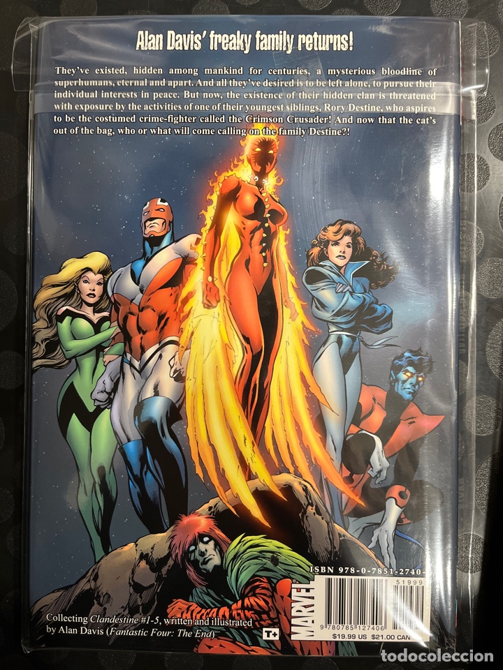 C&oacute;mics: CLANDESTINE : BLOOD RELATIVE de ALAN DAVIS MARVEL PREMIERE EDITION ( 2008 ) - Foto 2