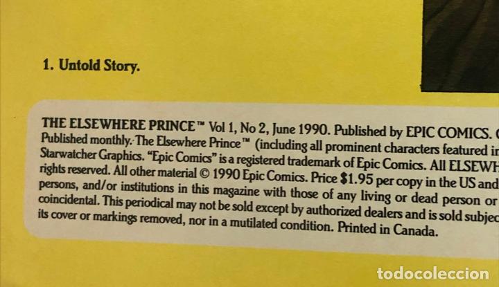C&oacute;mics: THE ELSEWHERE PRINCE, MOEBIUS - EPIC COMICS - - Foto 2