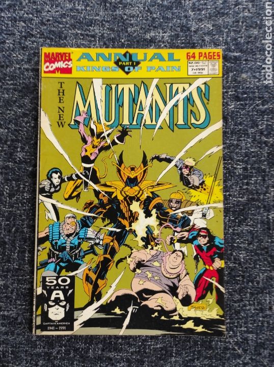 Comics: The New Mutants ANNUAL VOL. 1 N&ordm; 7 ( EDICION EN INGLES )