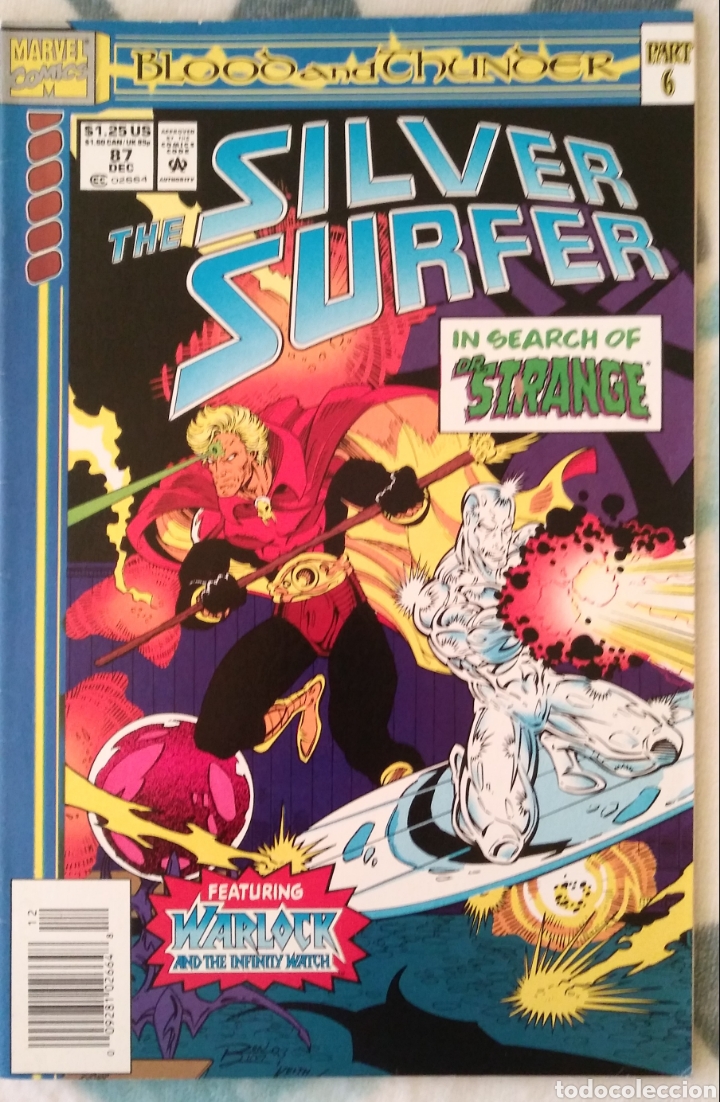 C&oacute;mics: SILVER SURFER 87, MARVEL, 1993 - Foto 1
