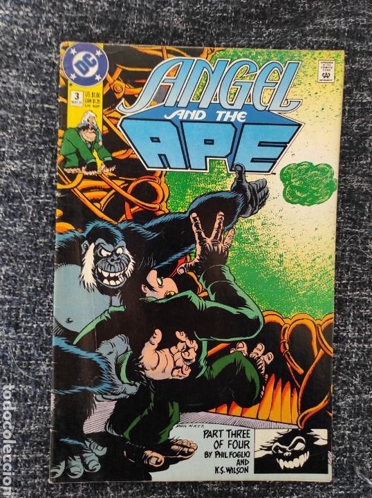 Comics: ANGEL AND THE APE N&ordm; 3 -ED. DC 1991 ( EDICION EN INGLES )