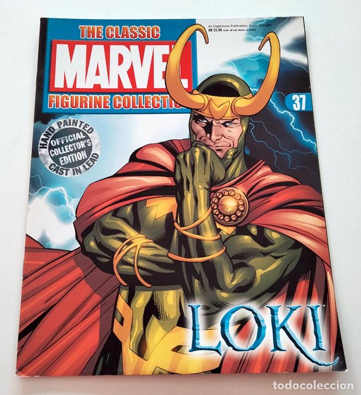 C&oacute;mics: FASC&Iacute;CULO DE THE CLASSIC MARVEL FIGURINE COLLECTION, 37. LOKI. ED. EAGLEMOSS. - Foto 1