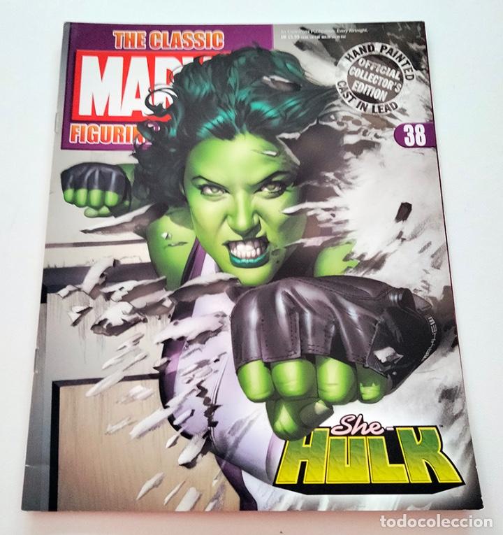 C&oacute;mics: FASC&Iacute;CULO DE THE CLASSIC MARVEL FIGURINE COLLECTION, 38. SHE-HULK. ED. EAGLEMOSS. - Foto 1