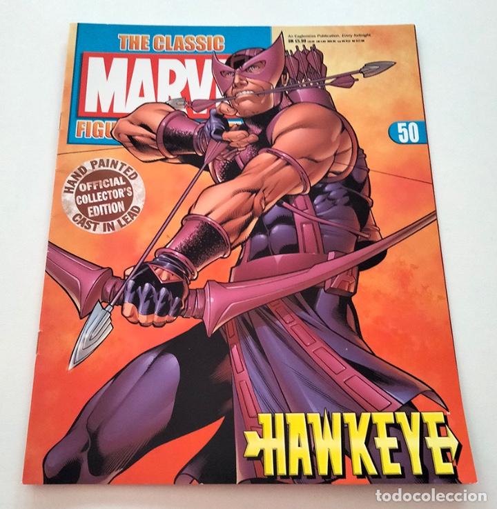C&oacute;mics: FASC&Iacute;CULO DE THE CLASSIC MARVEL FIGURINE COLLECTION, 50. HAWKEYE. ED. EAGLEMOSS. - Foto 1