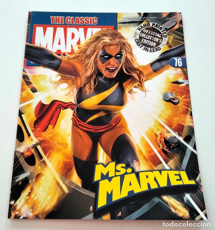 C&oacute;mics: FASC&Iacute;CULO DE THE CLASSIC MARVEL FIGURINE COLLECTION, 76. MS. MARVEL. ED. EAGLEMOSS. - Foto 1