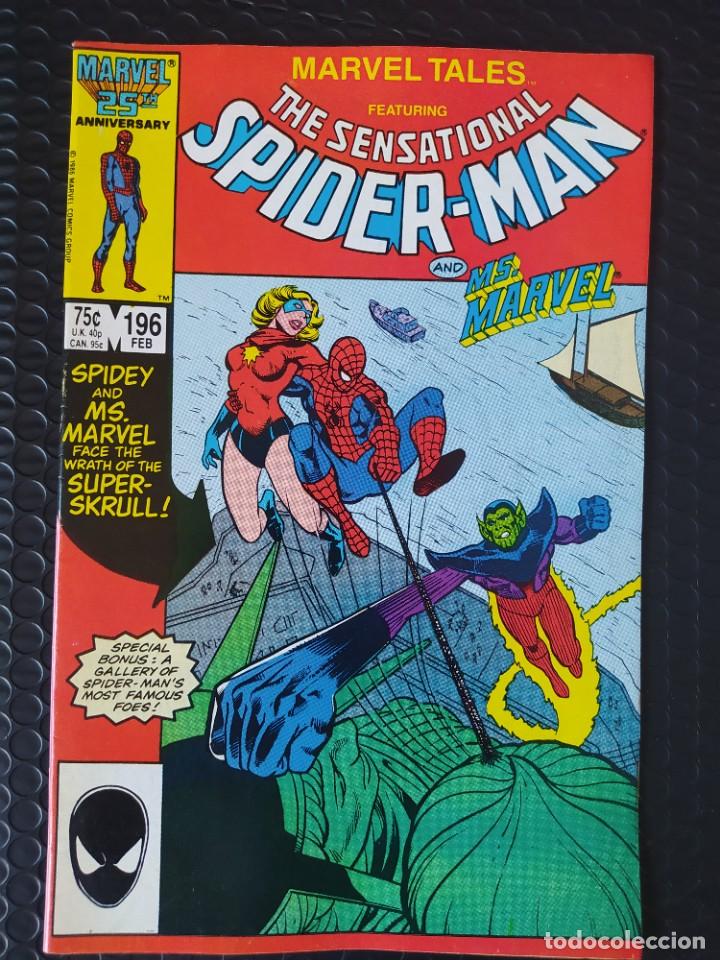 C&oacute;mics: COMIC USA MARVEL-MARVEL TALES #197 SPIDER-MAN & MS. MARVEL-VFN-BAGED - Foto 1