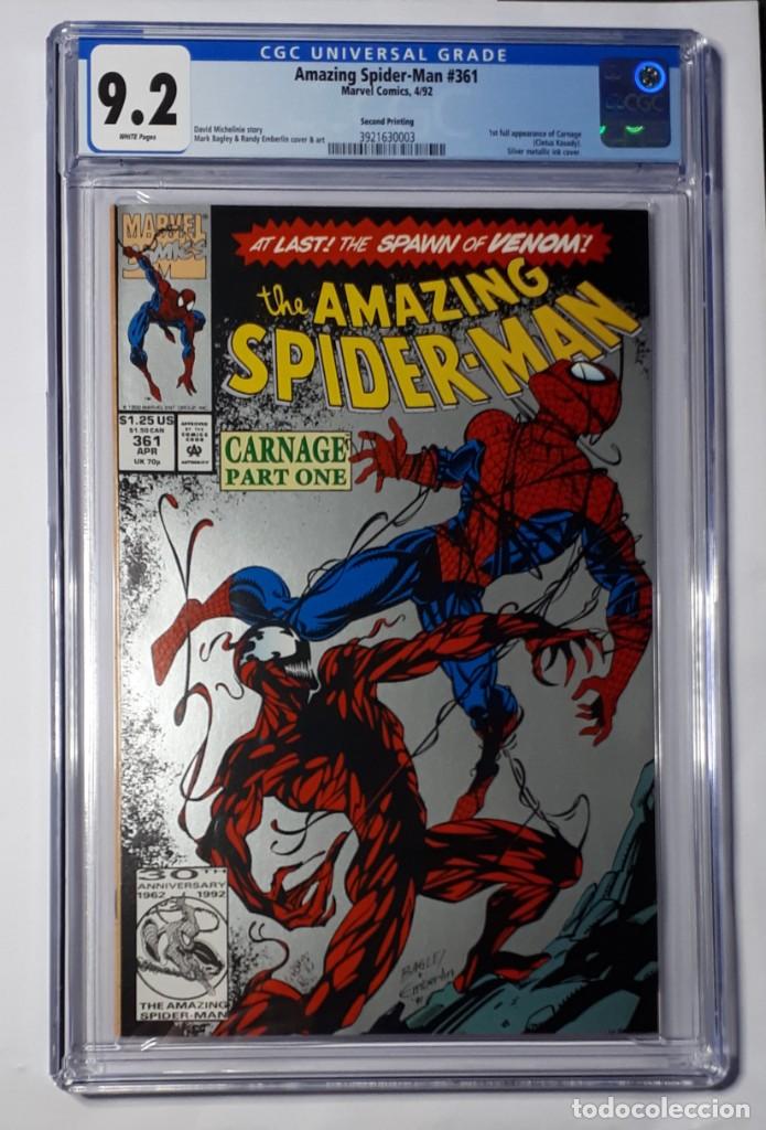 comic usa amazing spiderman 361 cgc  carnage - Buy Antique comics from  the . on todocoleccion