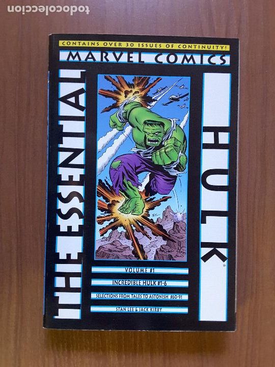 Comics: The Essential Hulk 1. Primera Edici&oacute;n. Marvel. En Ingl&eacute;s.