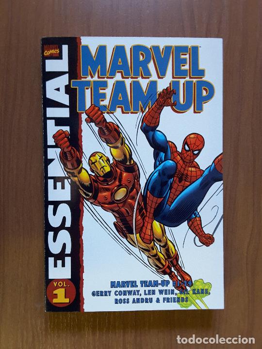 Comics: The Essential Marvel Team-Up 1. Primera Edici&oacute;n. Marvel. En Ingl&eacute;s.