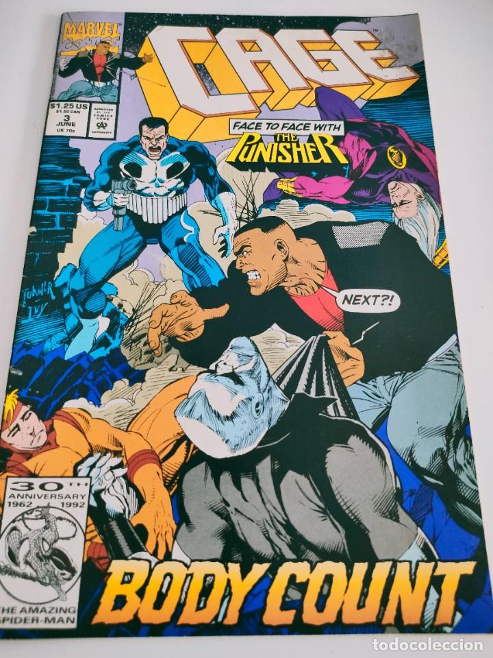 C&oacute;mics: Cage 3 vol 1 Marvel 1992 The Punisher - Foto 1