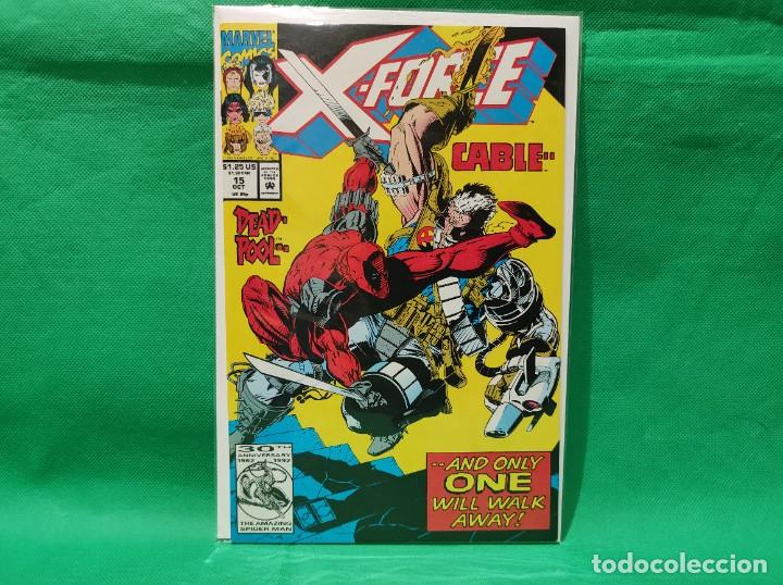 C&oacute;mics: X FORCE 15 - MARVEL 1992 / VFN &bull; NM / DEADPOOL / CABLE - Foto 1