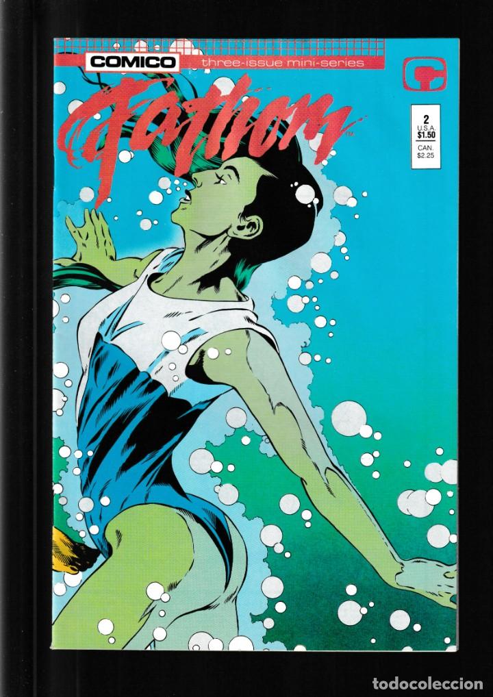 C&oacute;mics: FATHOM 1 2 3 - COMICO 1987 FN/VFN - Foto 2