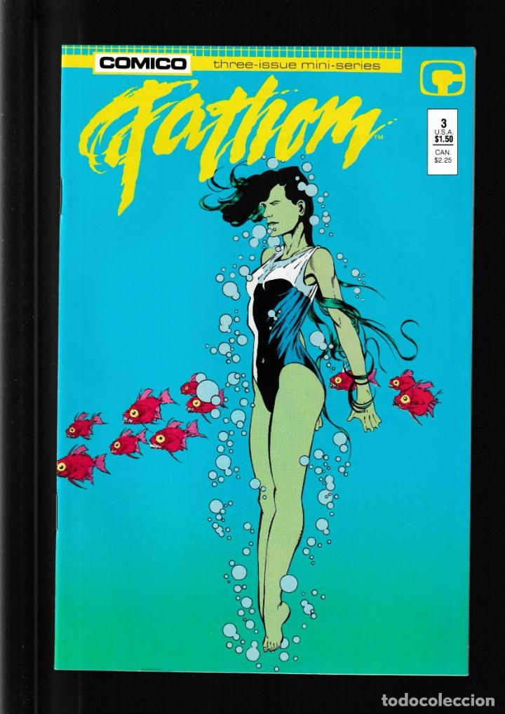 C&oacute;mics: FATHOM 1 2 3 - COMICO 1987 FN/VFN - Foto 3