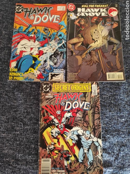 C&oacute;mics: HAWK DOVE -LOTE DE 3 EJEMPLARES - COMICS USA DC - Foto 1