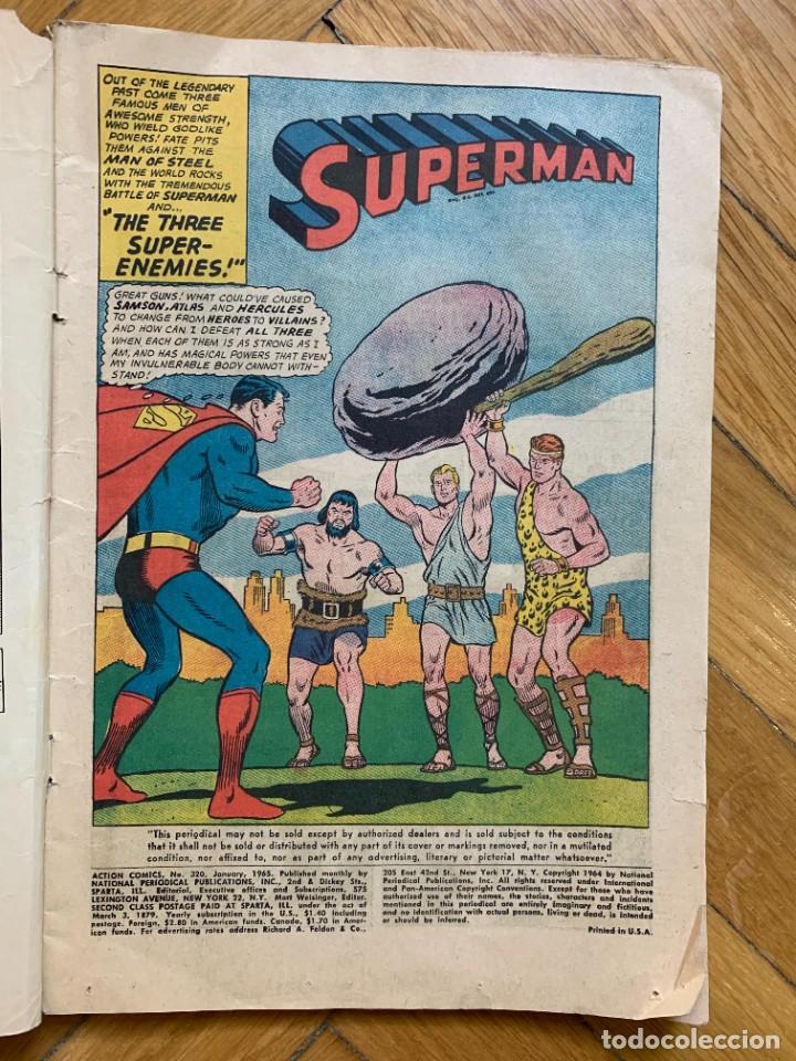 C&oacute;mics: Action Comics # 320 - Superman, Atlas, Hercules, Samson - Foto 9