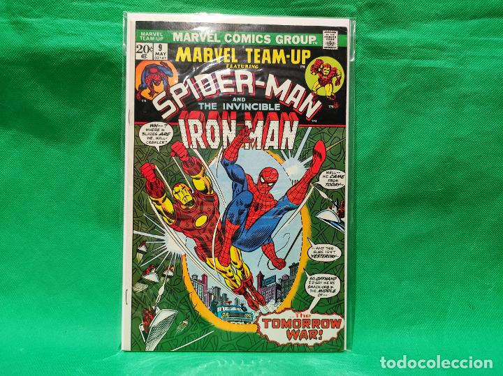 C&oacute;mics: MARVEL TEAM UP 9 - MARVEL 1973 / FN &bull; VFN / SPIDER-MAN / IRON MAN - Foto 1