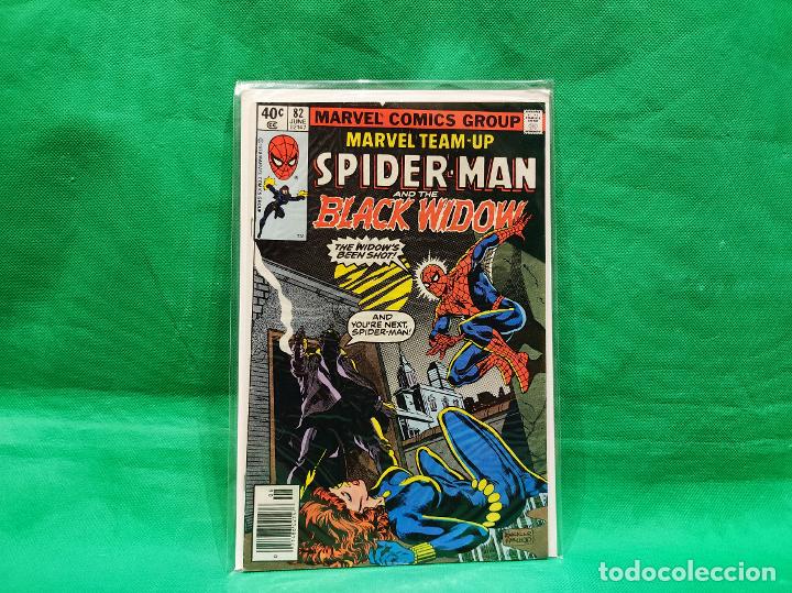 C&oacute;mics: MARVEL TEAM UP 82 - MARVEL 1979 / FN /SPIDER-MAN / BLACK WIDOW - Foto 1