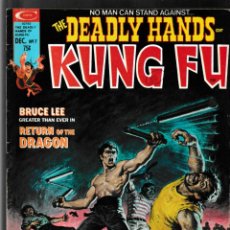 Cómics: DEADLY HANDS OF KUNG FU 7 - MARVEL MAGAZINE 1974 VG/FN / SHANG-CHI / SONS OF THE TIGER / BRUCE LEE. Lote 322066903