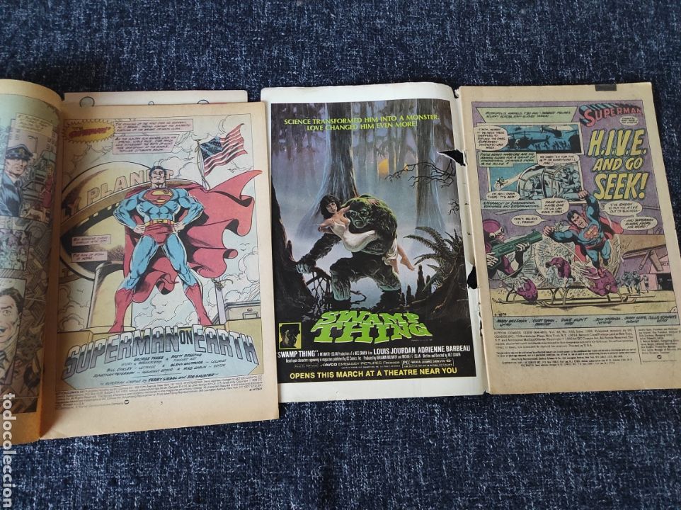 C&oacute;mics: ACTION COMICS SUPERMAN LOTE 9 EJEMPLARES - COMICS USA DC - Foto 3