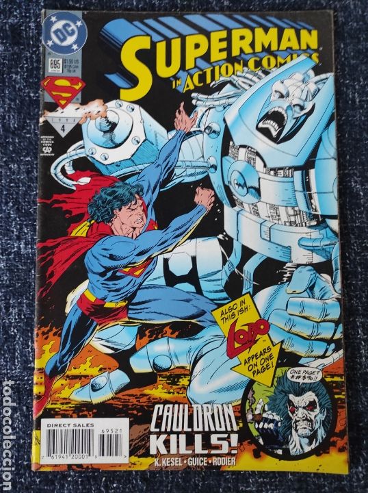 C&oacute;mics: ACTION COMICS n&ordm; 695 SUPERMAN - COMICS USA DC a&ntilde;o 1994 - Foto 1