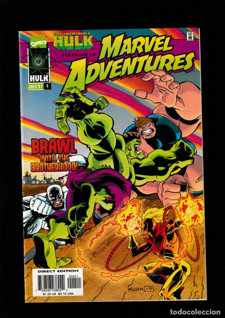 C&oacute;mics: MARVEL ADVENTURES 4 INCREDIBLE HULK - MARVEL 1997 VFN/NM - Foto 1