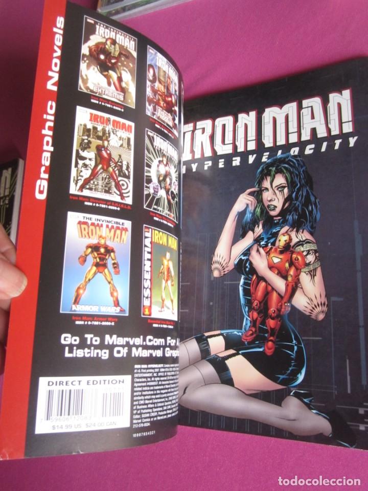 C&oacute;mics: IRON MAN HYPERVELOCITY MARVEL COMIC EN INGLES L11 C20 - Foto 2