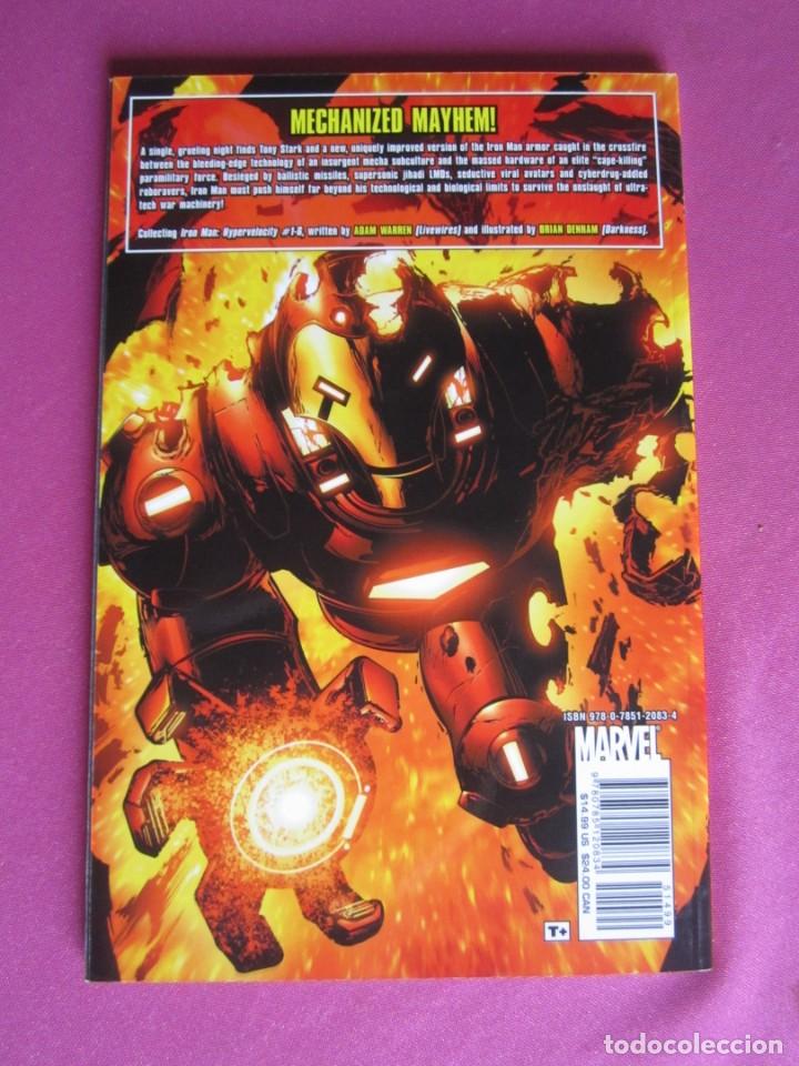 C&oacute;mics: IRON MAN HYPERVELOCITY MARVEL COMIC EN INGLES L11 C20 - Foto 3