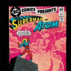Cómics: DC COMICS PRESENTS 51 SUPERMAN & ATOM - DC 1982 VFN- / MASTERS OF THE UNIVERSE 16 PG PREVIEW. Lote 325876393
