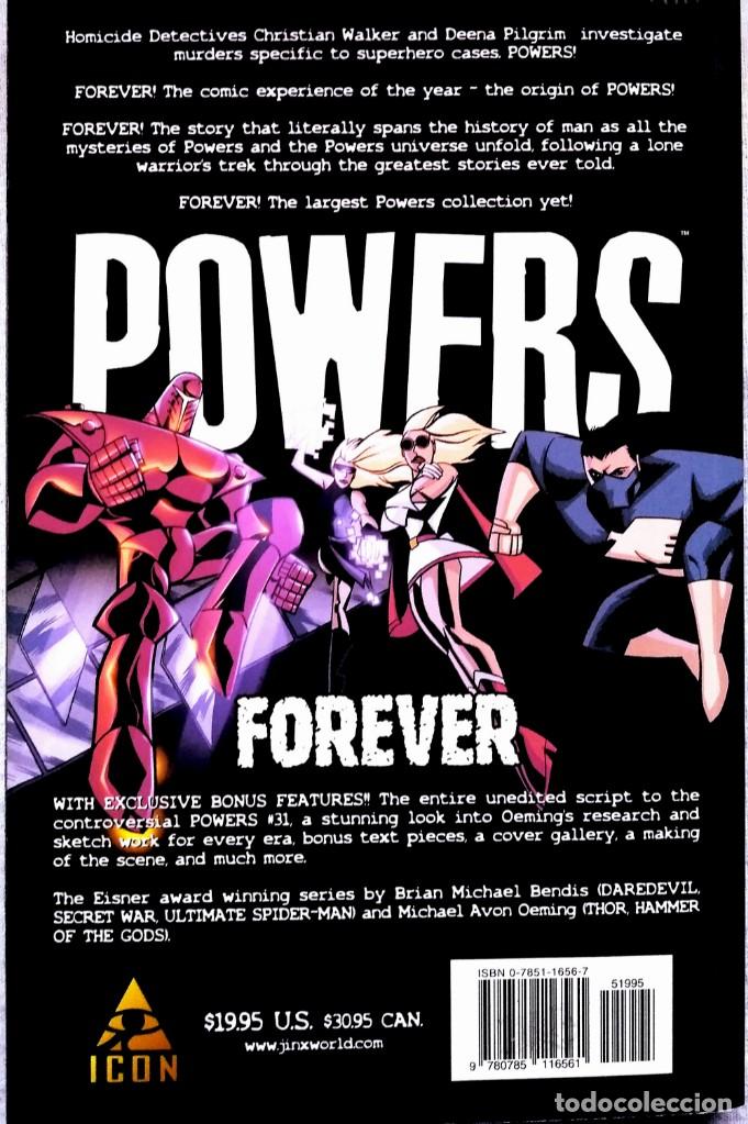 C&oacute;mics: POWERS FOREVER PARA SIEMPRE TOMO 7 C&Oacute;MIC BENDIS OEMING 2004 (PERFECTO ESTADO) - Foto 10
