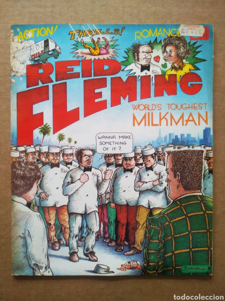 Comics: Reid Fleming: World's Toughest Milkman, por David E. Boswell (1980). En ingl&eacute;s. 36 p&aacute;ginas en B/N.
