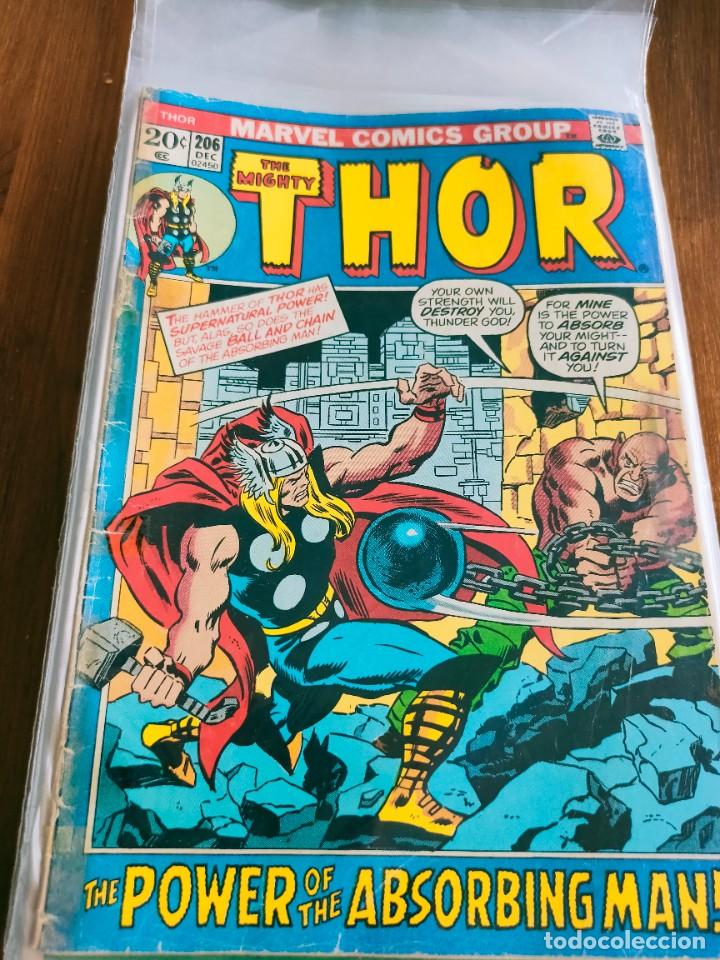 C&oacute;mics: The Mighty Thor 206 vol 1 Marvel 1972 - Foto 1