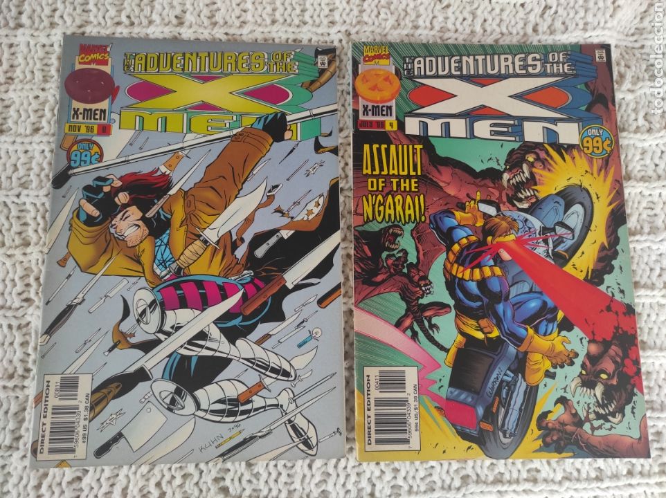 Comics: ADVENTURES OF THE X-MEN VOL 1 -N&ordm; 4 Y 8 - MARVEL COMICS USA