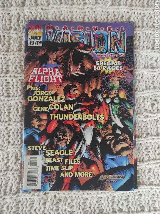 C&oacute;mics: MARVEL VISION MAGAZINE N&ordm; 19 - ALPHA FLIGHT, MARVEL COMICS USA 1997 - Foto 2