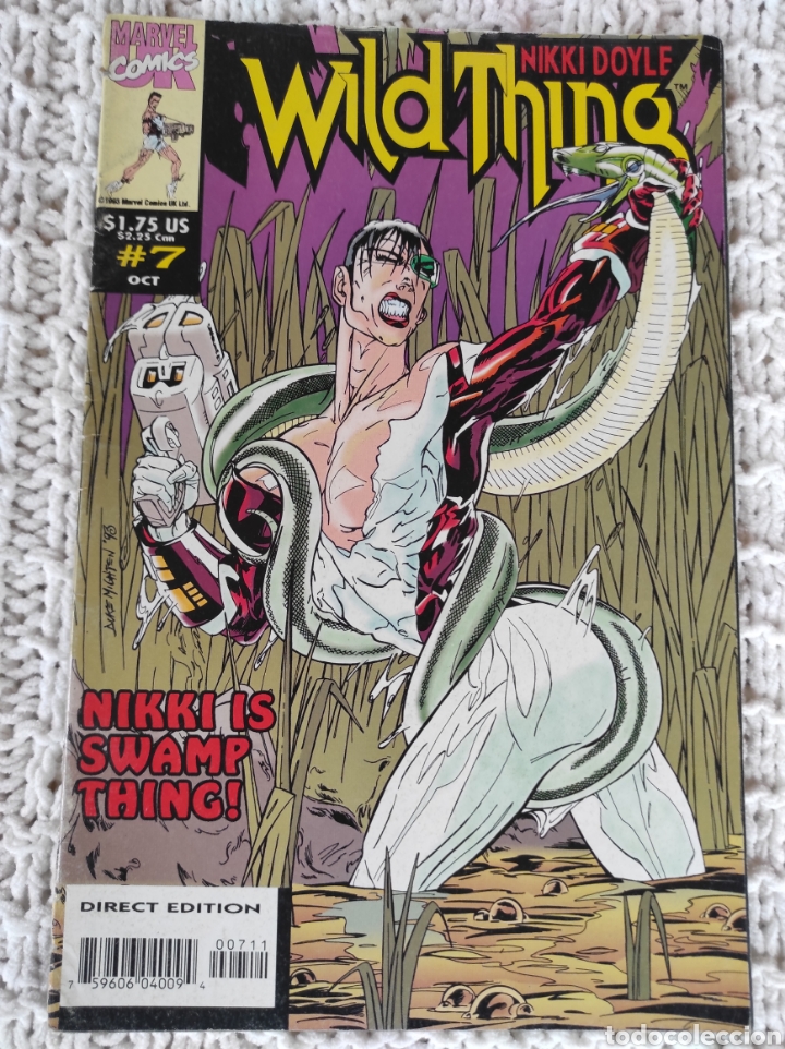 C&oacute;mics: WILD THING.VOL. 1 N&ordm; 7 MARVEL COMICS USA 1993 - Foto 1